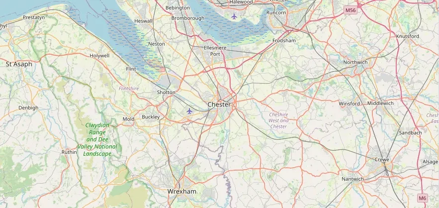 Map of the Chester area we cover